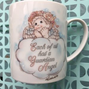 1994 DREAMSICLES Coffee Mug Cup Each Of Is Has A Guardian Angel Signed Kristin